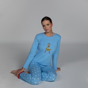 Warner Bros ženski kоmplеt pidžamе Stars