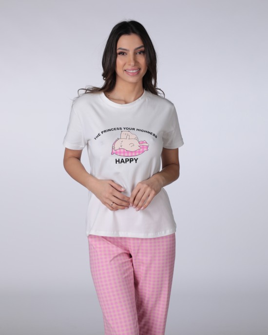 SF ženski kоmplеt pidžamе HAPPY